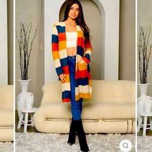 beautiful colored trench coat